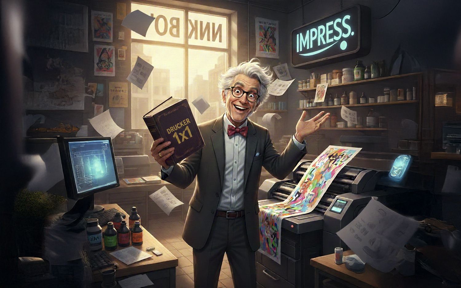 The monitor screen of an old computer with a Wi-Fi symbol and a hand finger like. The concept of modern retro technologies and communication in social networks. High quality photo